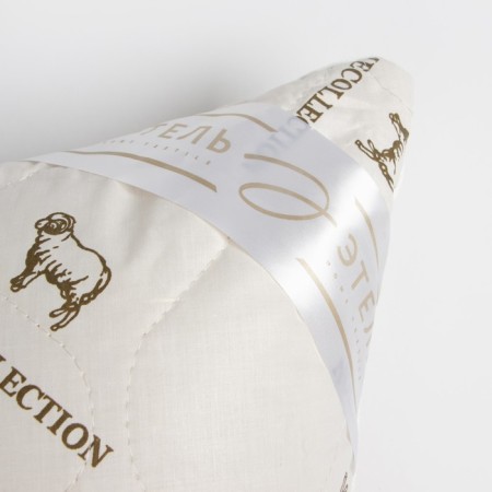 Pillow "Ethel", footing - sheep wool, 50x70 cm, tick-1