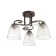Lasni chandelier 3khe27 40W wenge 45x45x28 cm Bayerlux
