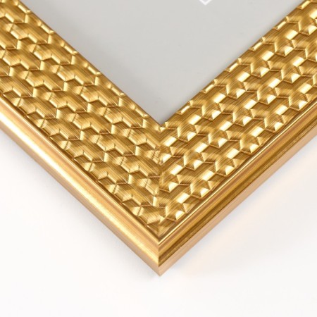 Photo frame Plastic "Grace" 21x30 cm, gold (plastic screen)-2