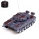 Radio -controlled “Victory” tank, works on batteries, the color is gray