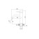 Sink mixer "RMS" SUS128BL-001F, pour 130 mm, stainless steel, black