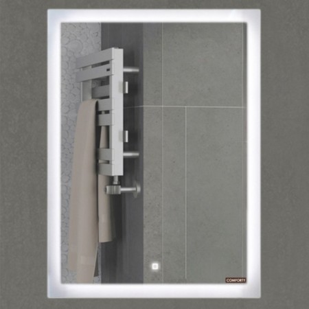 Mirror Comforty Hyacinth 60, LED lighting, contactless sensor, 60x80 cm