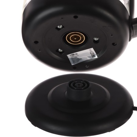 Electric kettle Luazon LSK-1801, glass, 1.8 l, 1500-1800 watts, backlight, black-6