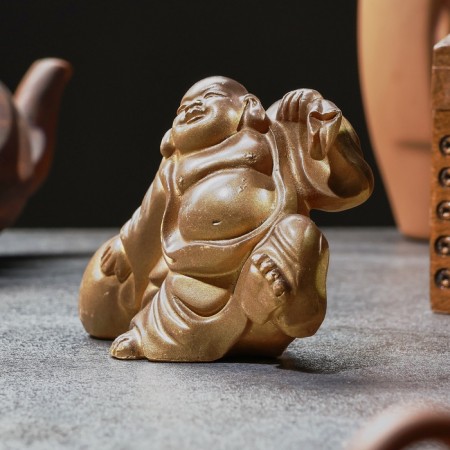 Figure for the tea ceremony - chameleon "Hotai" 13x4x9cm-1