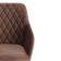 Bremo Mod chair. 708 fabric/metal, 58x55x83cm, brown 12/black