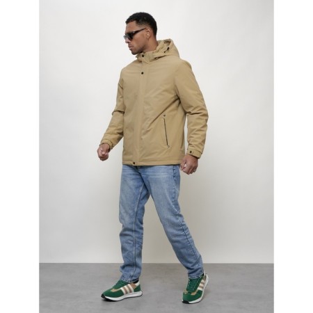 Male spring jacket, size 50, beige color-1