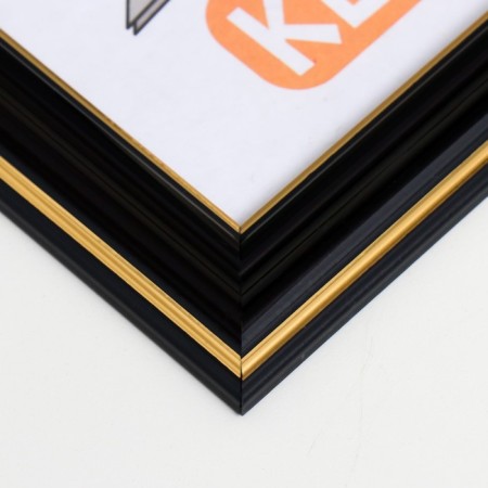 Photo frame plastic 20x25 cm black (289)-2