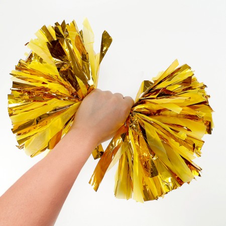Pompom 1pc, color gold-1
