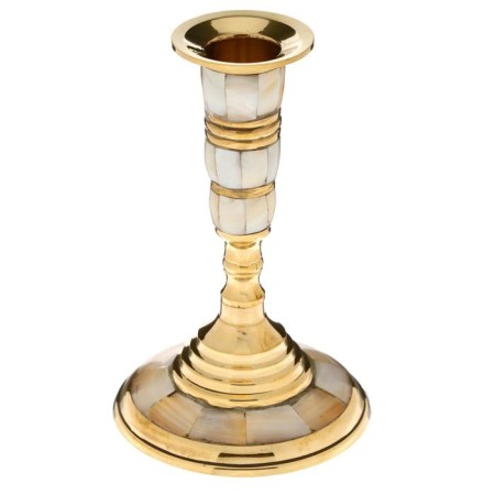 Summary for 1 candle "marble" brass 13 cm-3