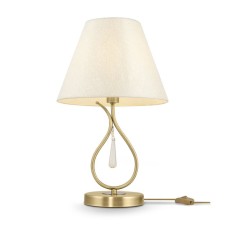 Freya Fr2019TL-01BS MADELINE, 280x280x460 mm desktop lamp, E14, 1x40W, brass color