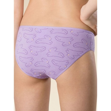 Panties for girls, height 104 cm, lavender, peach, azure color, 3 pcs-10