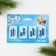 New Year. Magnetic bookmarks “Break off in the New Year”, 4 pcs mini mini