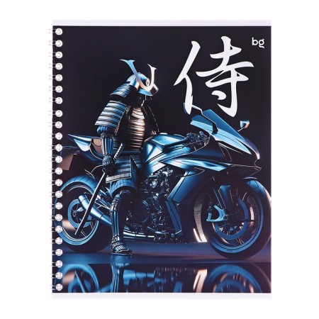 Notebook of 48 sheets in a cage, on a crest, "armor", cover covering cardboard, mix-2