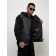 Sports male jacket, size 48, black color