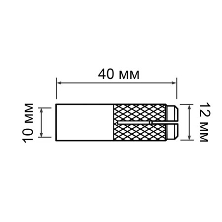 Anker Steelrex, clogged, steel, galvanized, M10x40 mm, 4 pcs-2