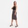 Skirt Women's Pencil, brown color, size 44