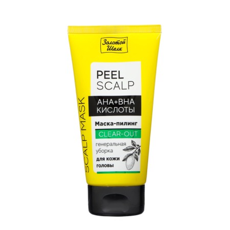 Mask-peeling Golden Silk "AHA+BHA Acid" for the scalp, 150 ml