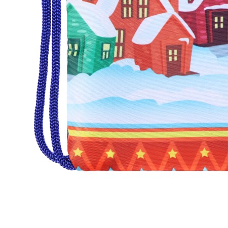 New Year. Bag for sweets 290 x 340 mm "New Year's landscape" (soft polyester density 210d)-4