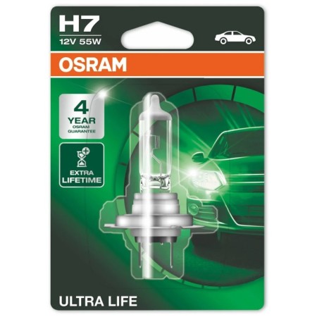 Car lamp Osram Ultra Life, H7, 12 V, 55 W, 64210ULT-01B