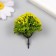 Artificial plant for creativity plastic "yellow acacia" 6 cm