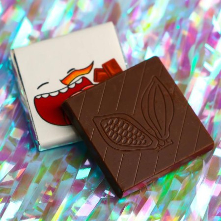 Dairy chocolate in the postcard "More sweets", 5 g.-2