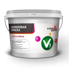 Краска влагостойкая V3 Кузница цвета 14кг