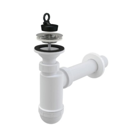 Siphon for the washbasin Alcadrain AG210512140, D = 40 mm, polypropylene