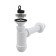 Siphon for the washbasin Alcadrain AG210512140, D = 40 mm, polypropylene