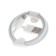 ONE Depot S22V, microUSB cable - USB, 2.4 A, 1 meter, white