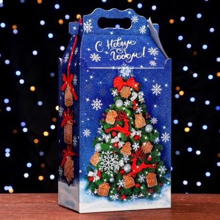 Gift box "Fragrant spruce", 20.3 x 12.3 x 41 cm