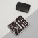 Manicure set, 6 items, in case, black color