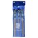 A set of tundra files, steel U10, notch No. 2, plastic handles, 200 mm, 3 pcs.