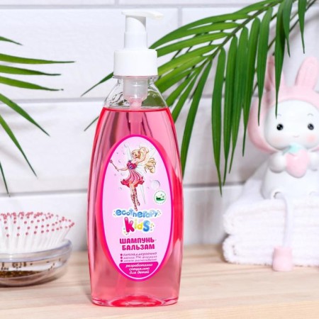 Children's shampoo-balm "Ecotherapy", strawberries, 250 ml