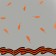 Flower film "May 9" Orange+Black 0.7 x 8.2 m, 40 mkm