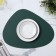Serving napkin on the TEM table, 44 × 35.5 cm, green color