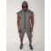 Male tracksuit, size 50-52, gray color