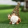 Garden figure "Lesovichok with a hedgehog" 16x11.5cm