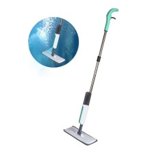 Pioneer ms030 mop for washing the floor, with a spray, 230 ml, 122 cm, white-turquoise color