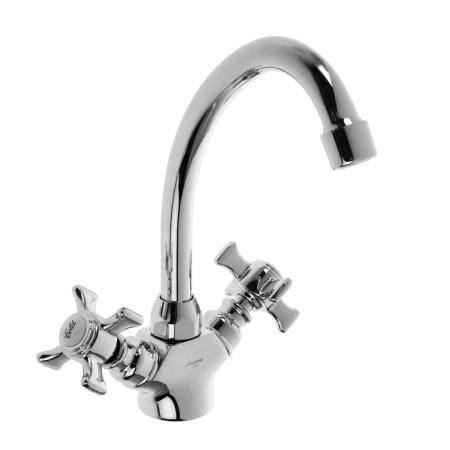 ACCOONA A5670 kitchen mixer, two -wound, brass, chrome