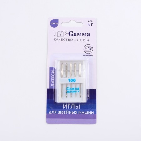 Needles for household sewing machines, for knitwear, No. 100/16, 5 pcs-3