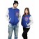 Bomber, sweatshirt without a hood, buttons, size l