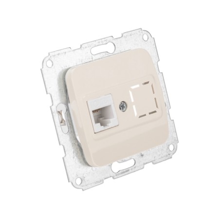 Computer socket mechanism Kranz RJ45 s/y beige KR-78-0253-2