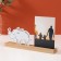 Photo frame wood, acrylic 10x15 cm "rhino with birds" 4x27.3x14 cm