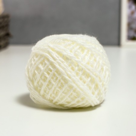 Acryl yarn 100% acrylic, 100m/40 ± 5 g (white)