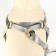 AMUNICE COMMUNICAL with soft harness, L, leash 120 x 1.5 cm, Osh 30-50 cm, OG 36-56 cm, gray 71191