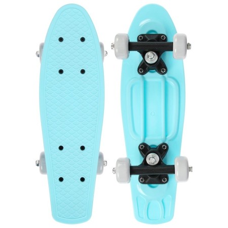 Penniboard Onlitop, 42x12 cm, PVC 50 mm wheels, plastic frame, blue color-1