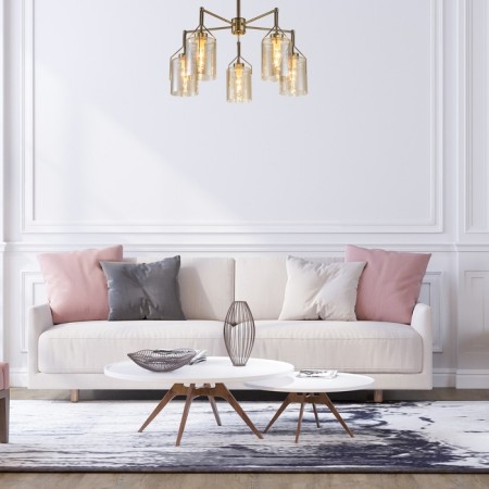Ceiling lamp on the rod Divita E14x40W-4