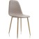 Capri Metal/Ecokozha Metal Carcass, natural/beige 43x48x87 cm