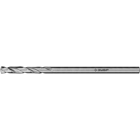 Zubr metal drill, steel p6M5, cylindrical shank, 1.1 x 36 mm, class A