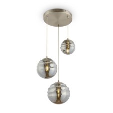 Vinare lamp, 3x40W E14, Nickel color